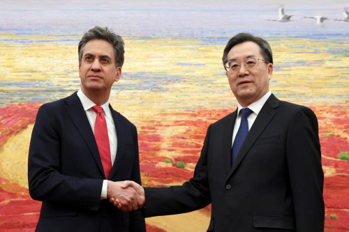 China willing to work with UK in green development, Chinese vice premier says